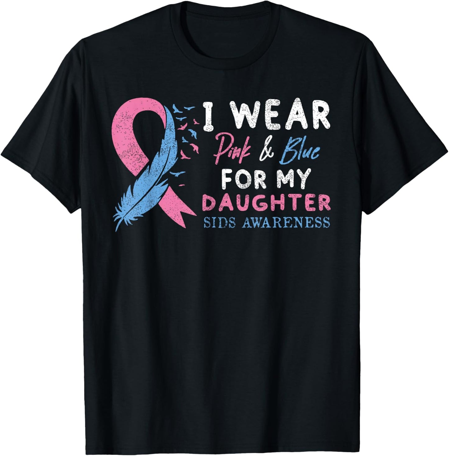 SIDS Awareness Infant Loss Awareness Baby Loss Memorial Mom T-Shirt - T-Shirt | Black