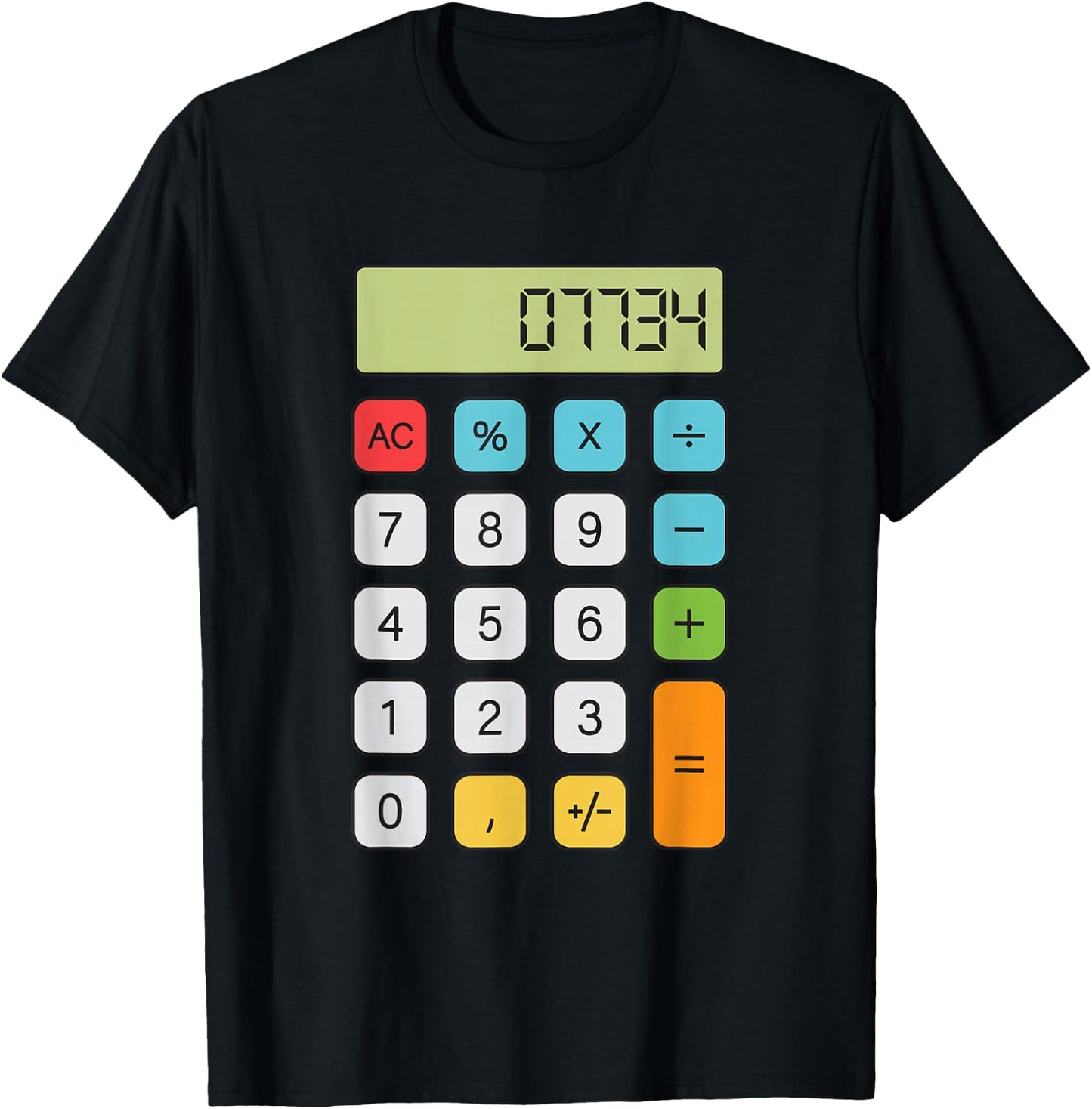 Hello Calculator T-Shirt - T-Shirt | Black
