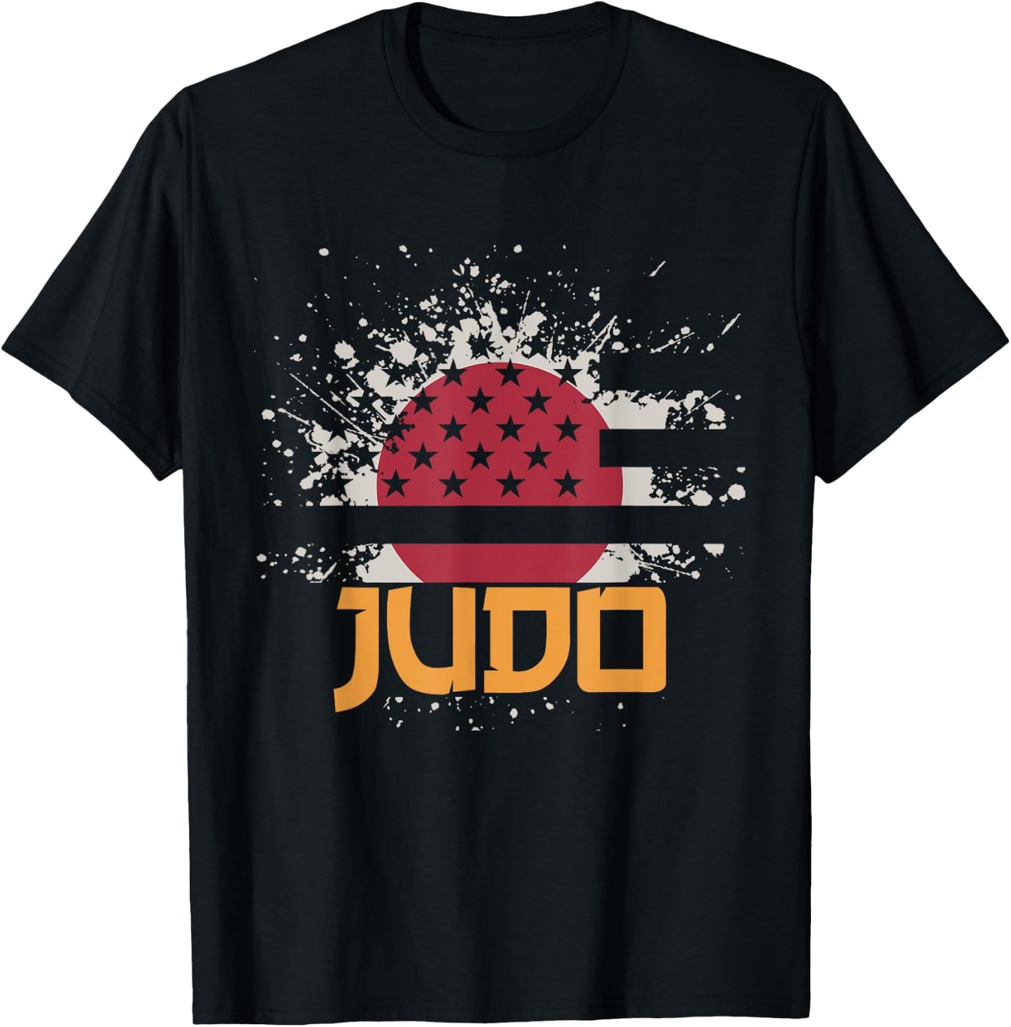 Japan USA Flag Martial Arts Judoka Combat Sports Judo Women Kids Men T-Shirt - T-Shirt | Black