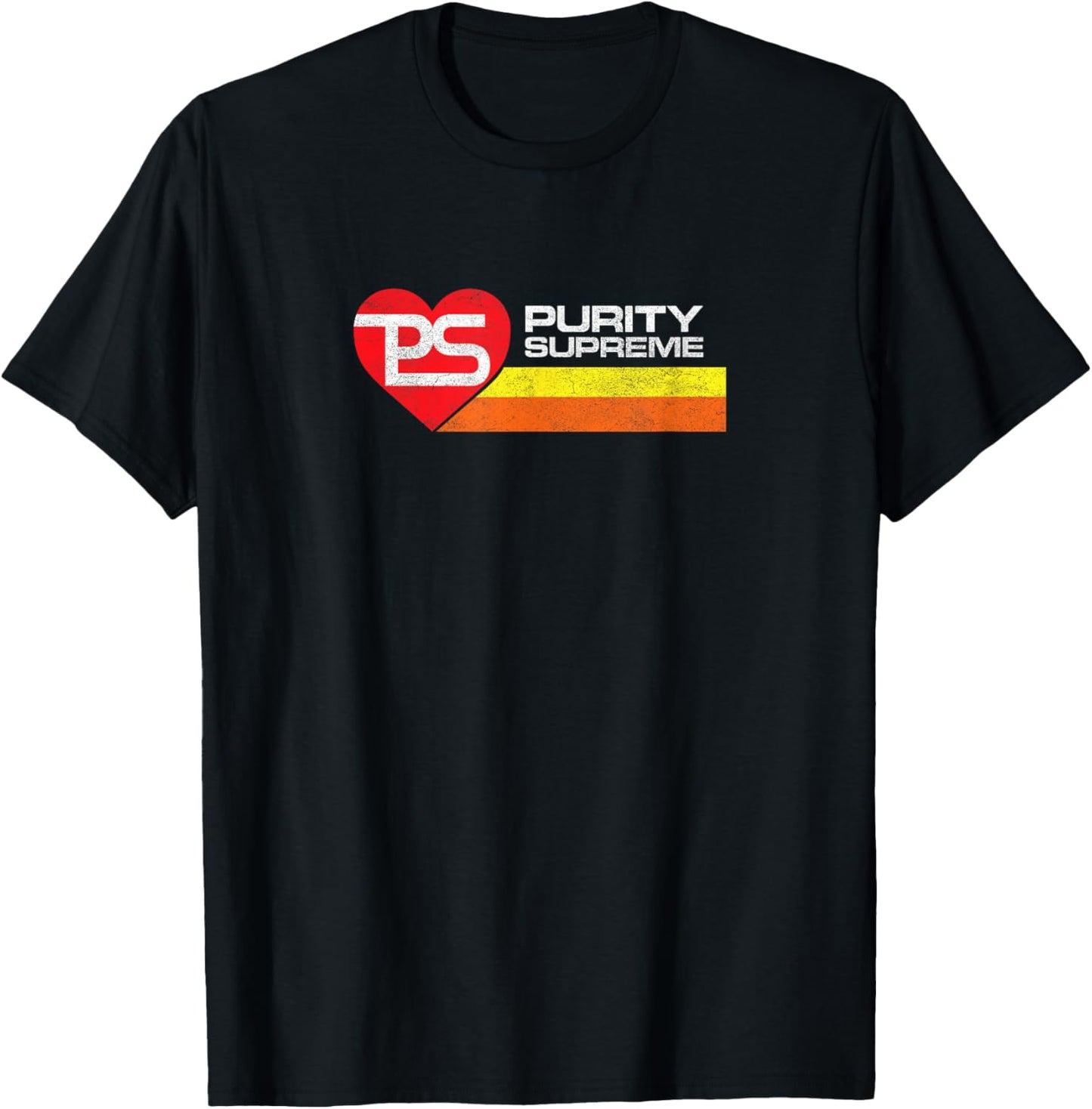Purity Supreme Classic 1980s Funny Retro Supermarket Vintage T-Shirt - T-Shirt | Black