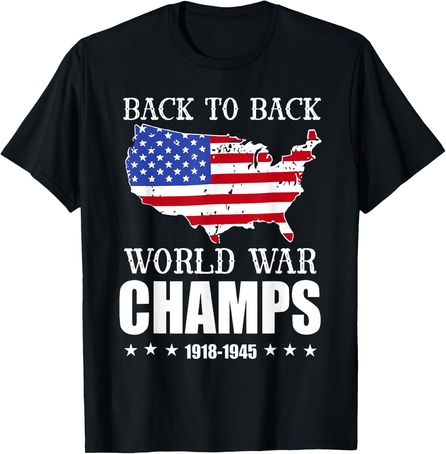 World War Champs 4th Of July T-Shirt - T-Shirt | Black