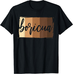 Boricua Puerto Rico Women Girls T-Shirt - T-Shirt | Black