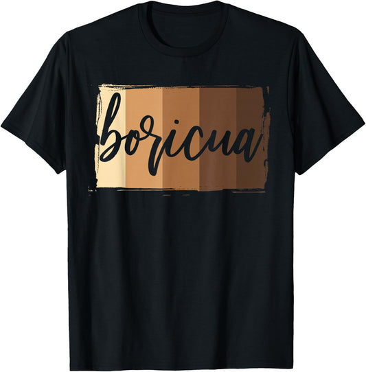 Boricua Puerto Rico Women Girls T-Shirt - T-Shirt | Black