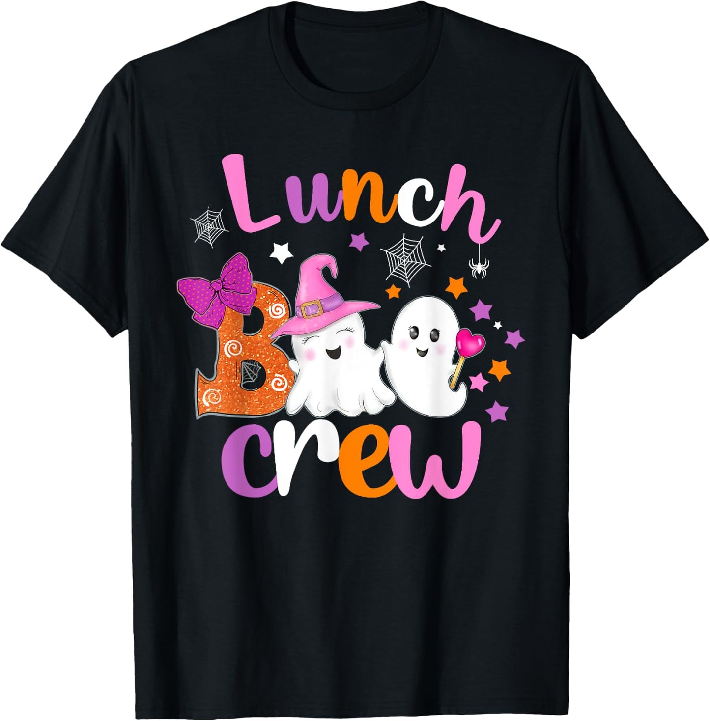 Lunch Boo Crew Halloween matching shirts for lunch lady T-Shirt - T-Shirt | Black