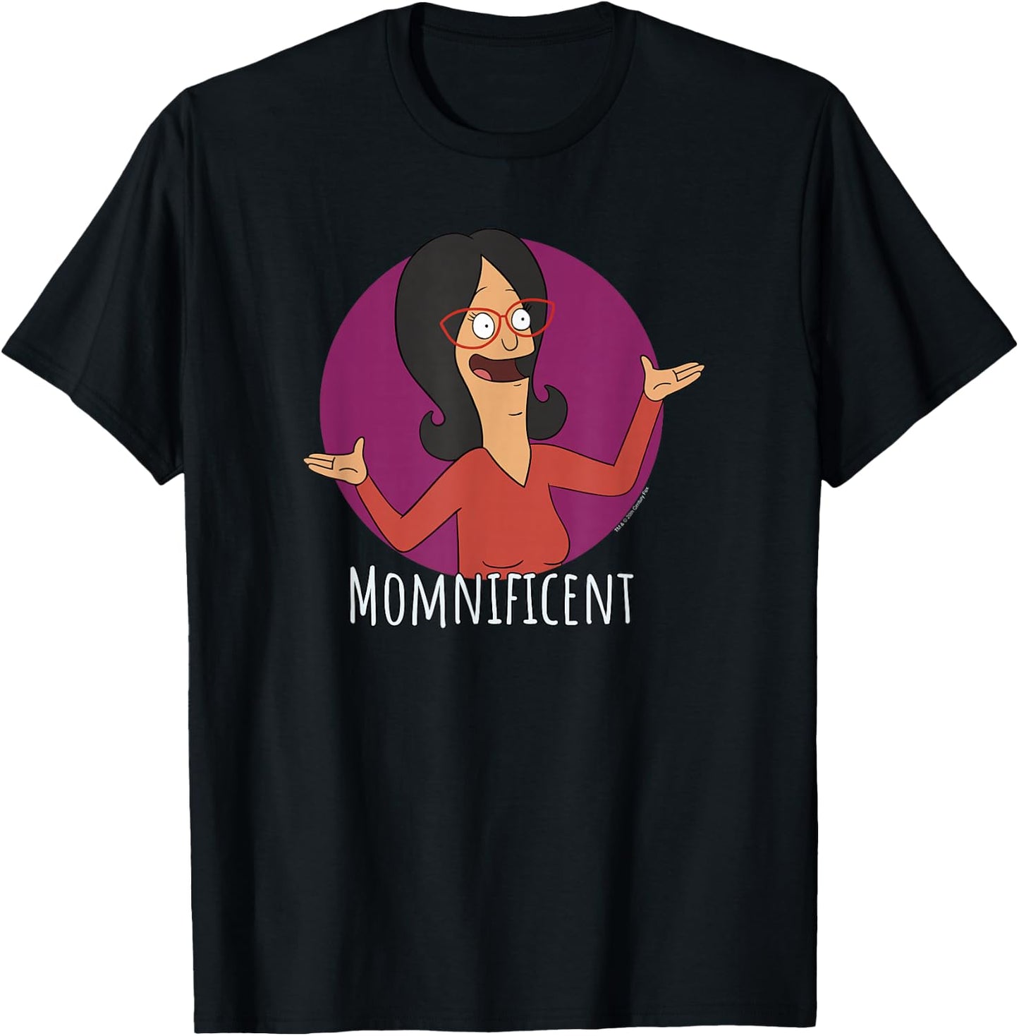 Bob's Burgers Linda Momnificent Portrait T-Shirt - T-Shirt | Black