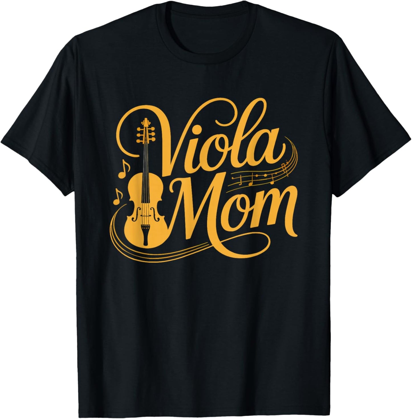 Viola Mom Proud Every Single Lesson Orchestra Competition T-Shirt - T-Shirt | Black