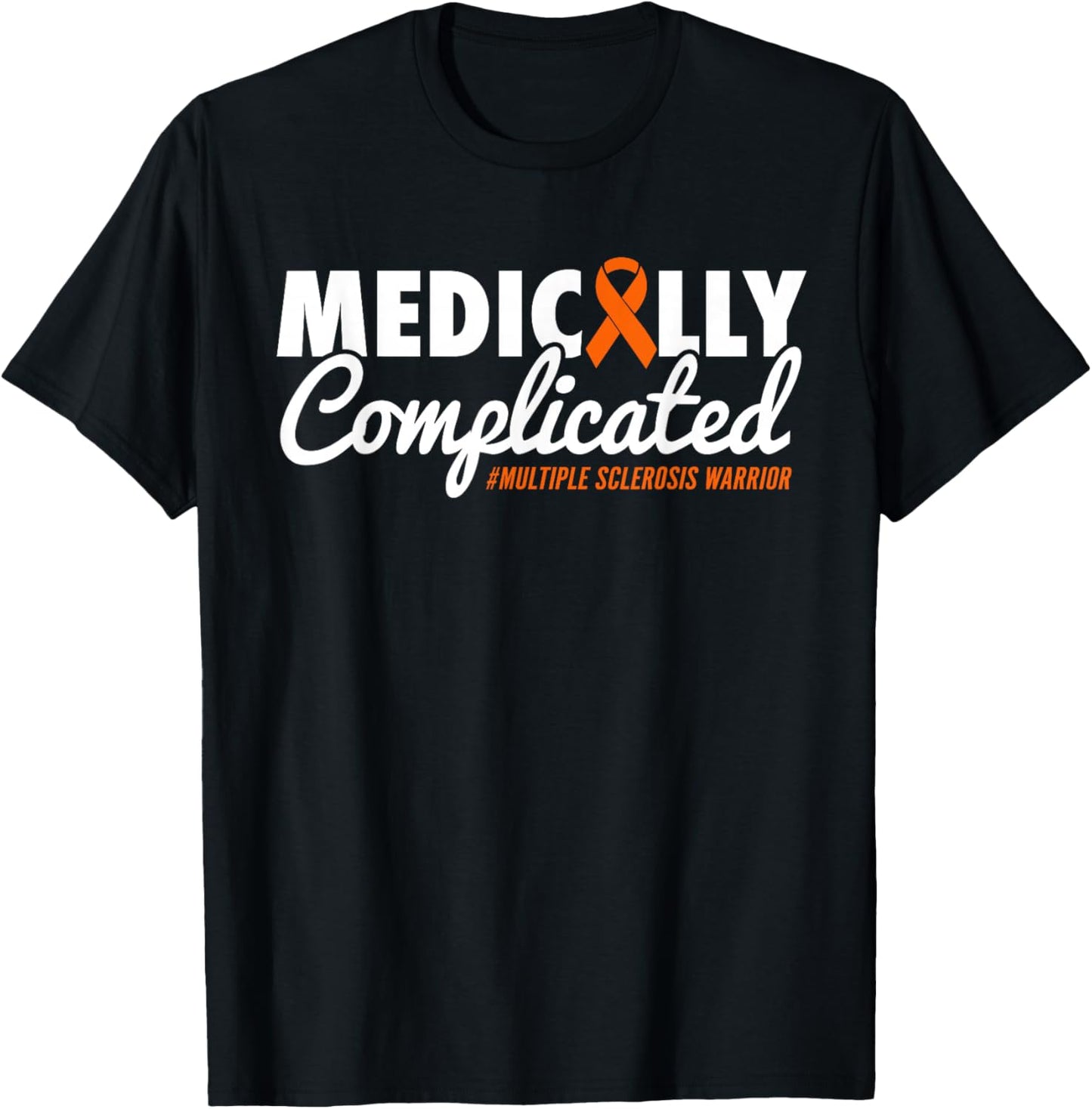 Funny MS Warrior Multiple Sclerosis T-Shirt - T-Shirt | Black