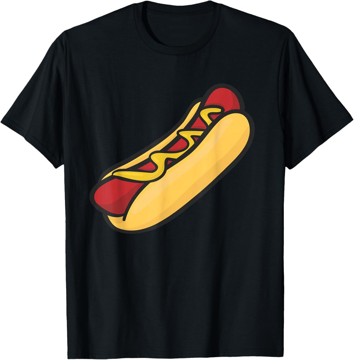 Hot Dog Shirt T-Shirt - T-Shirt | Black
