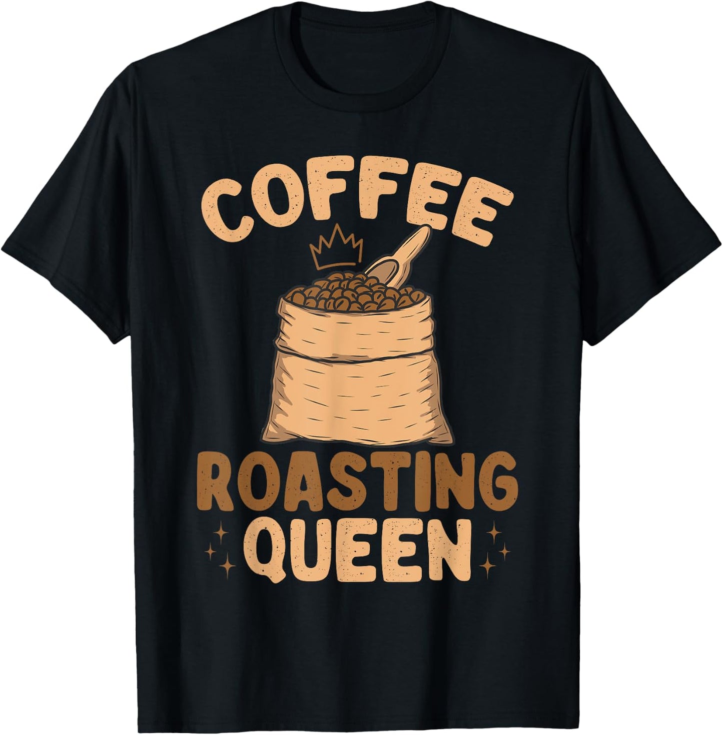 Coffee Roasting Queen Coffee Roaster T-Shirt - T-Shirt | Black