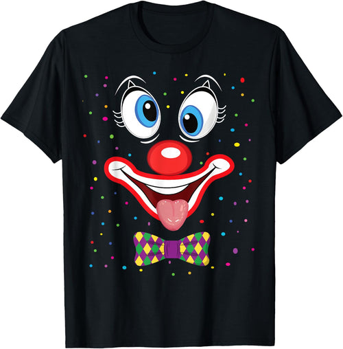 Carnival Clown Face Circus Costume Kids Men Women Carnivals
