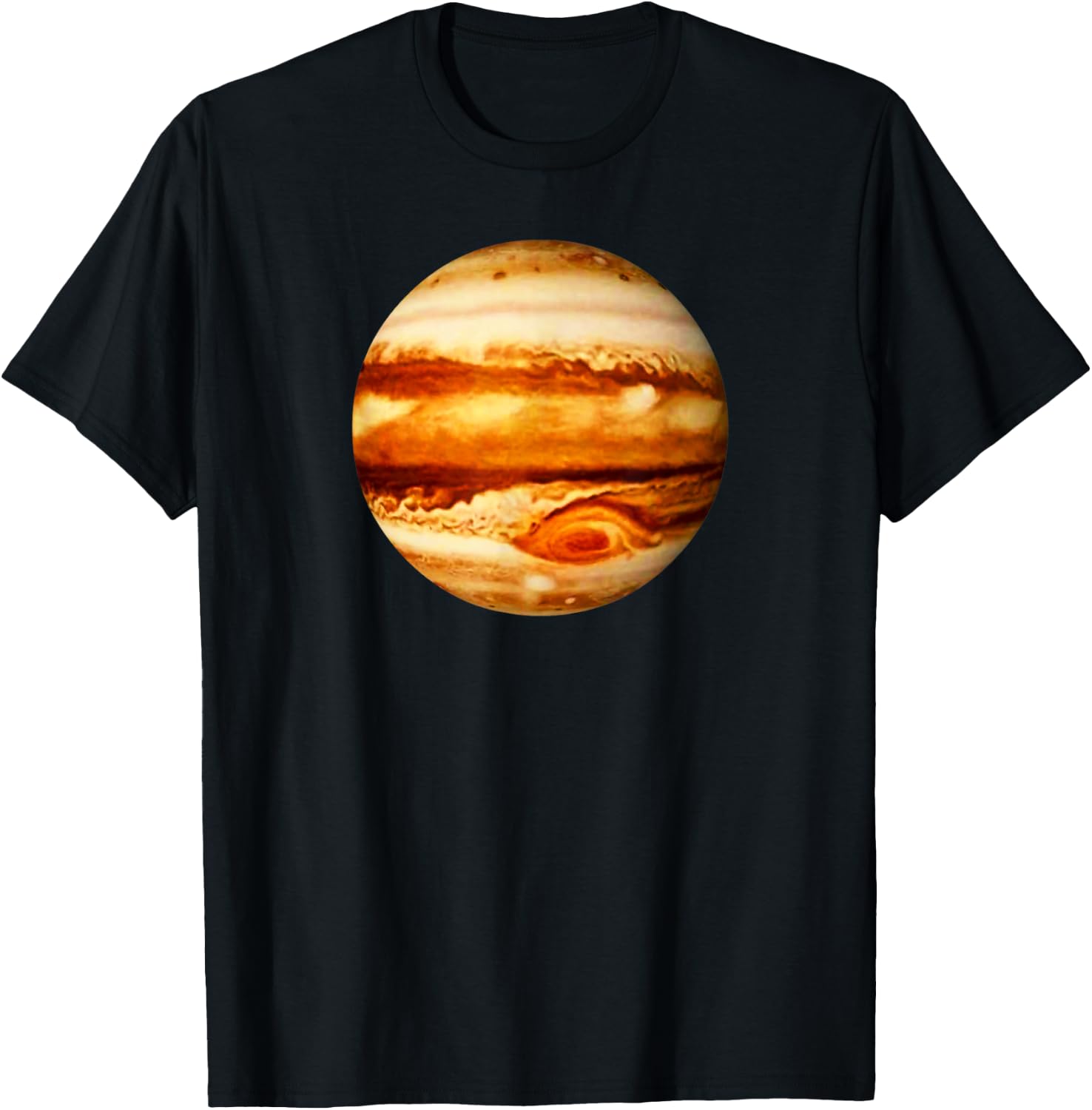 Beautiful Jupiter Planet Solar System T-Shirt - T-Shirt | Black