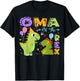 Oma Of The Two Rex 2Nd Birthday Dinosaur Party T-Shirt - T-Shirt | Black