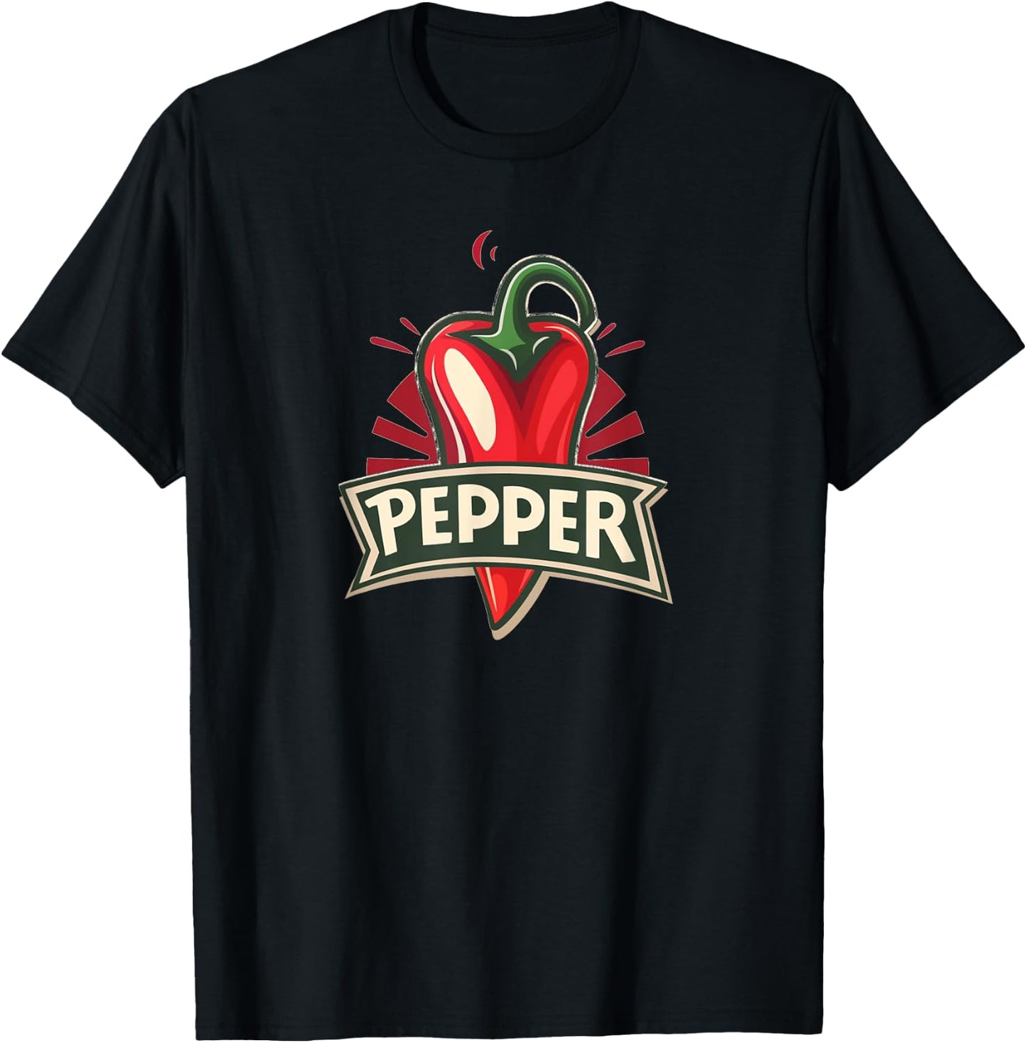 Chili and Pepper Outfit for Adults and Kids T-Shirt - T-Shirt | Black