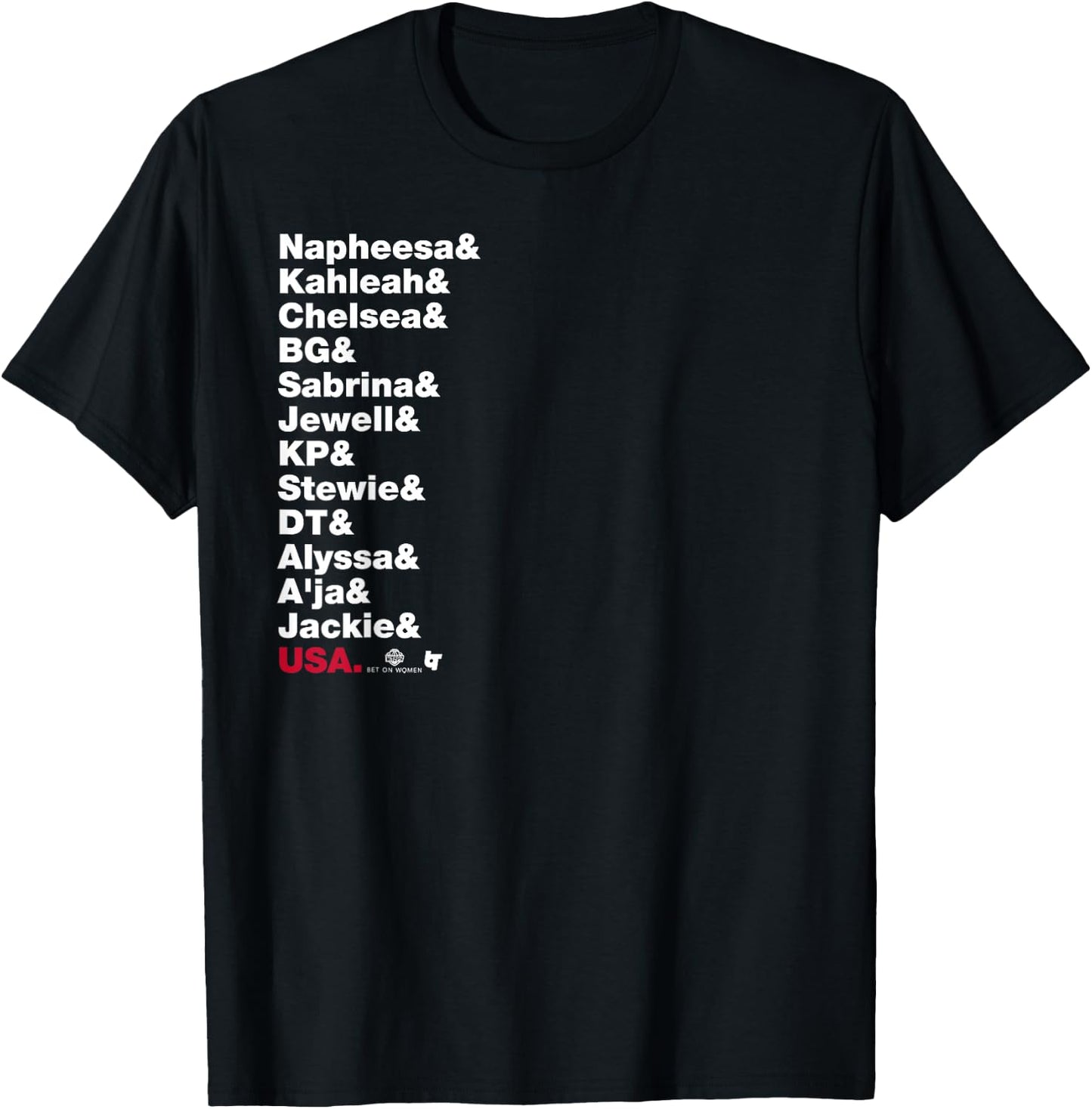 2024: USA All Stars WNBPA T-Shirt - T-Shirt | Black
