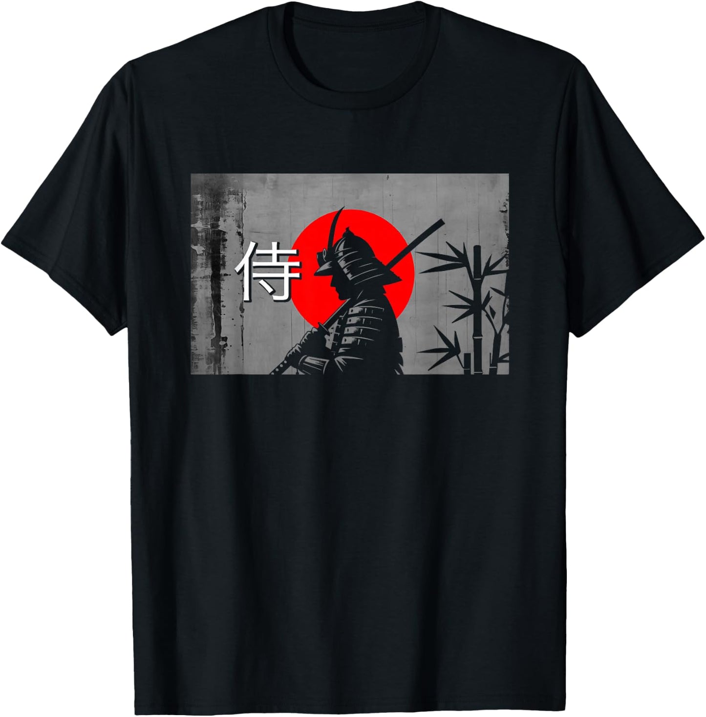 Japanese Samurai Warrior T-Shirt - T-Shirt | Black