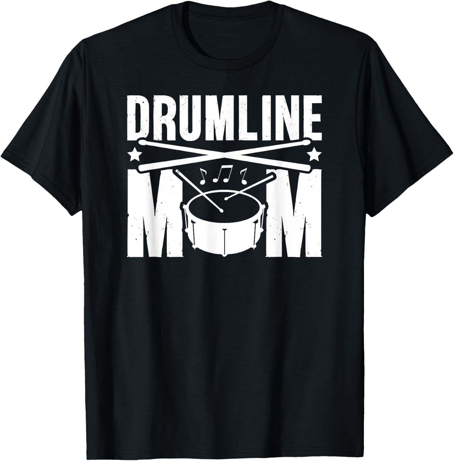 Drumline Mom Drumline Mama Drumline Mother T-Shirt - T-Shirt | Black