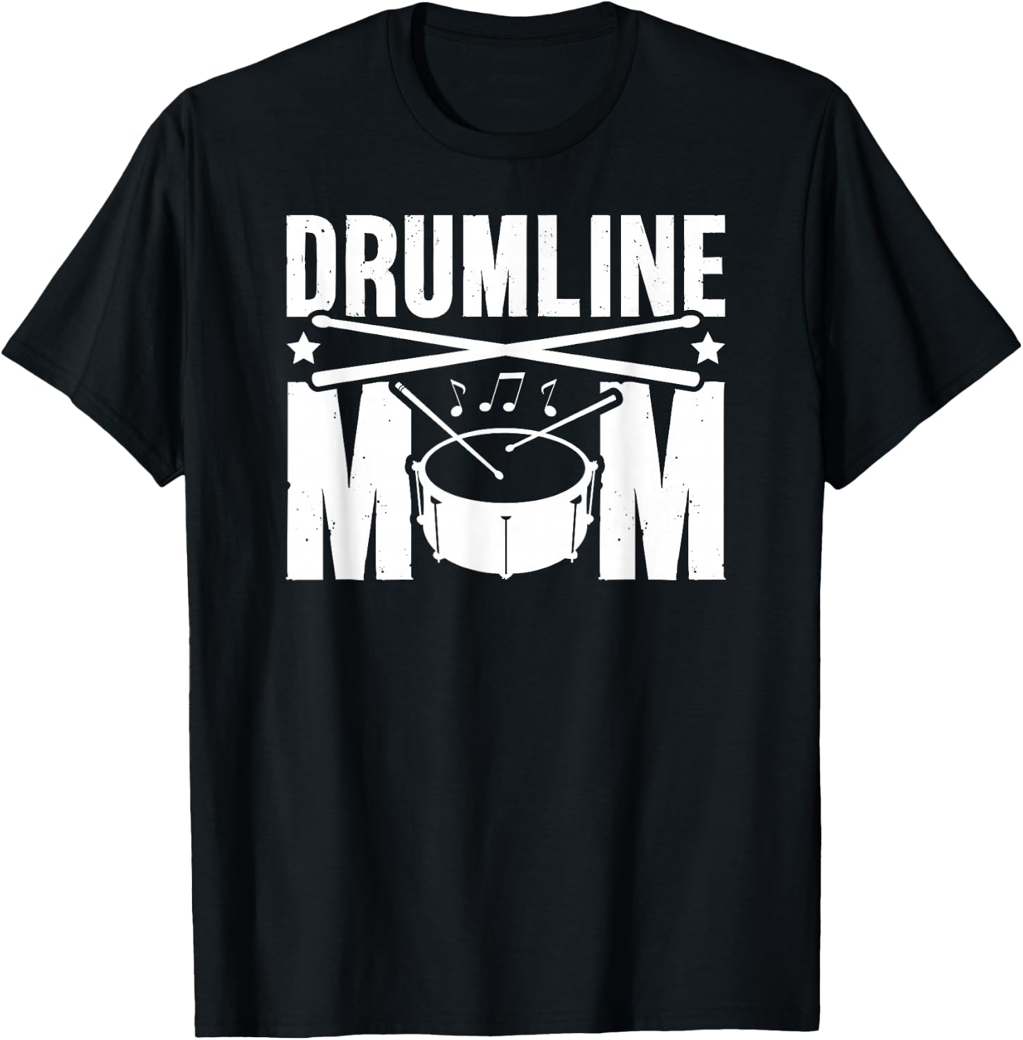 Drumline Mom Drumline Mama Drumline Mother T-Shirt - T-Shirt | Black