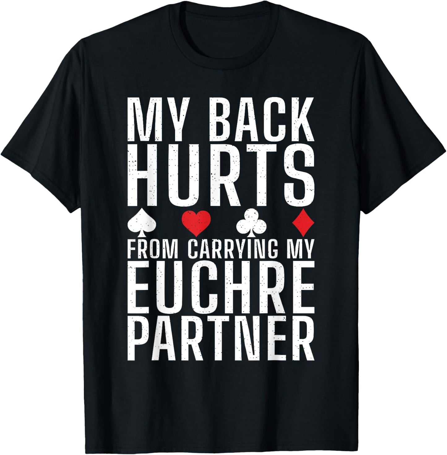 Euchre Card Game Euchre Player Euchre Cards T-Shirt - T-Shirt | Black