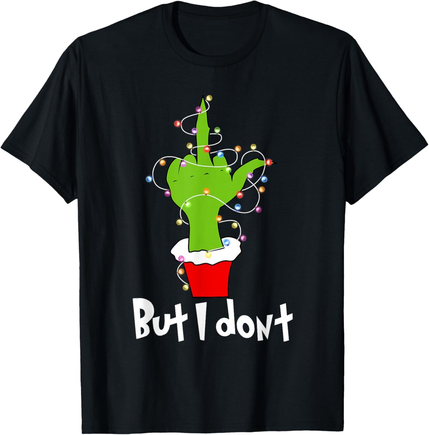 I Love Matching Christmas Shirts But I Don't Couples Xmas T-Shirt - T-Shirt | Black