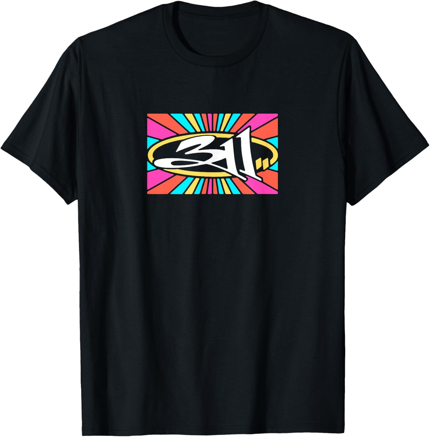 Official 311 Spectrum Logo T-Shirt - T-Shirt | Black