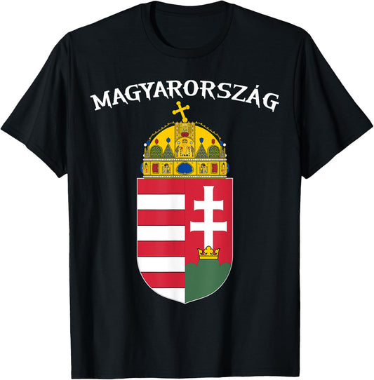 Magyarország, Hungary magyar zászló Hungarian Patriotic Flag Kids Men T-Shirt - T-Shirt | Black