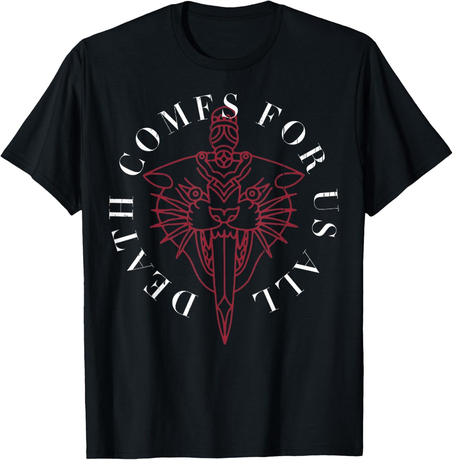 Fit For A King - Panther Vintage Cross For US All T-Shirt - T-Shirt | Black