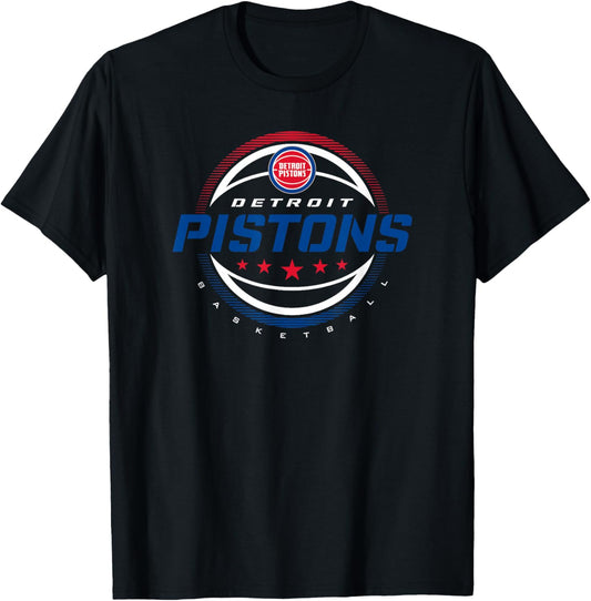 NBA Detroit Pistons The Rock T-Shirt - T-Shirt | Black
