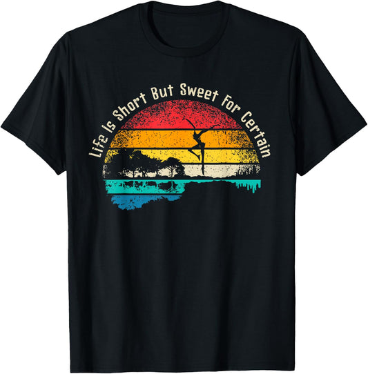 Life Is Short Guitar But Sweet For Certain T-Shirt - T-Shirt | Black