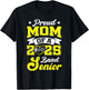 Band Senior 2025 Mom Class of 2025 Graduation T-Shirt - T-Shirt | Black