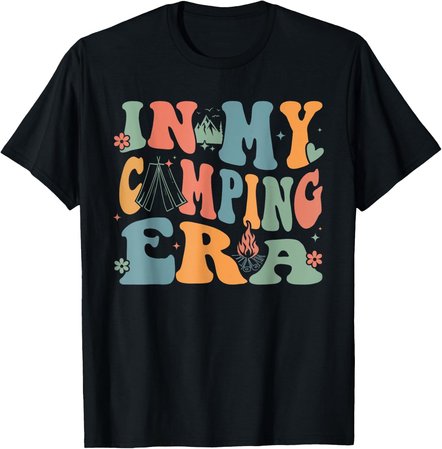 In My Camping Era T-Shirt - T-Shirt | Black