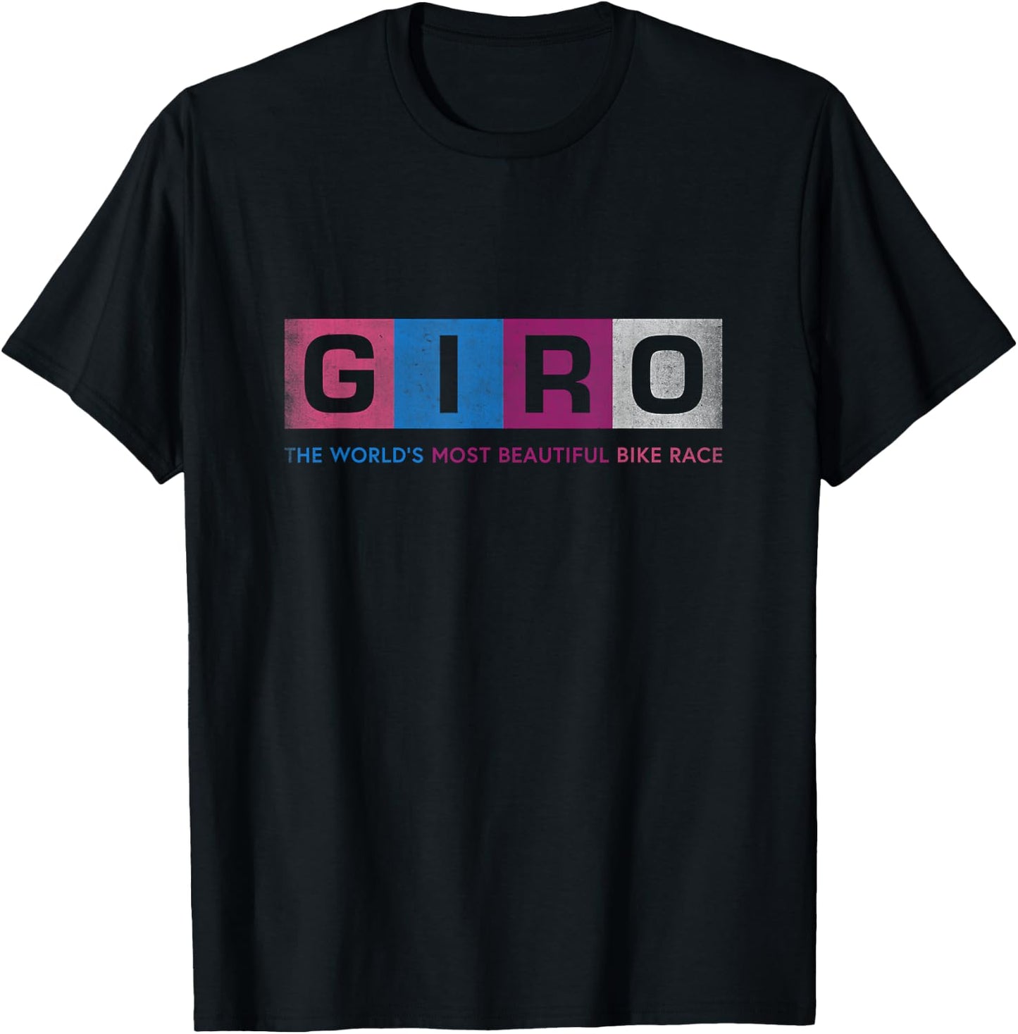 Giro D' Italia The World's Most Beautiful Bike Race T-Shirt - T-Shirt | Black