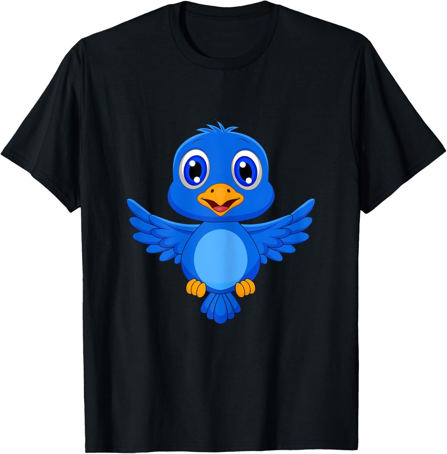 Cute Bluebird T-Shirt - T-Shirt | Black