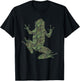 Military Bullfrog Camo Print US Toad Animal Veteran Men Gift T-Shirt - T-Shirt | Black