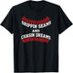 Baseball Pitcher Saying Grippin Seams and Chasin Dreams T-Shirt - T-Shirt | Black