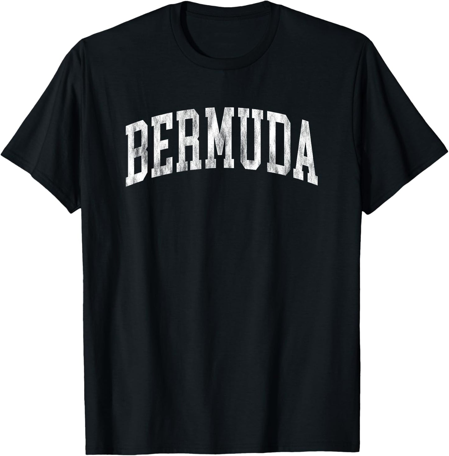 Vintage Bermuda Retro Throwback Cruise Vacation Souvenir T-Shirt - T-Shirt | Black
