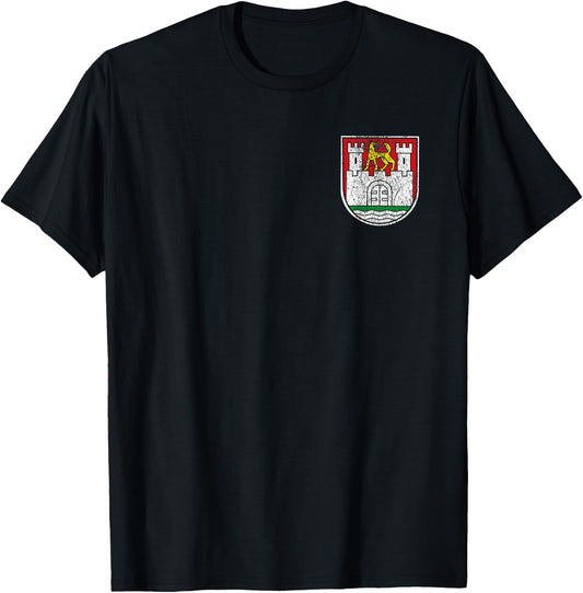 Deutschland Wolfsburg Germany (2 Sided) T-Shirt - T-Shirt | Black