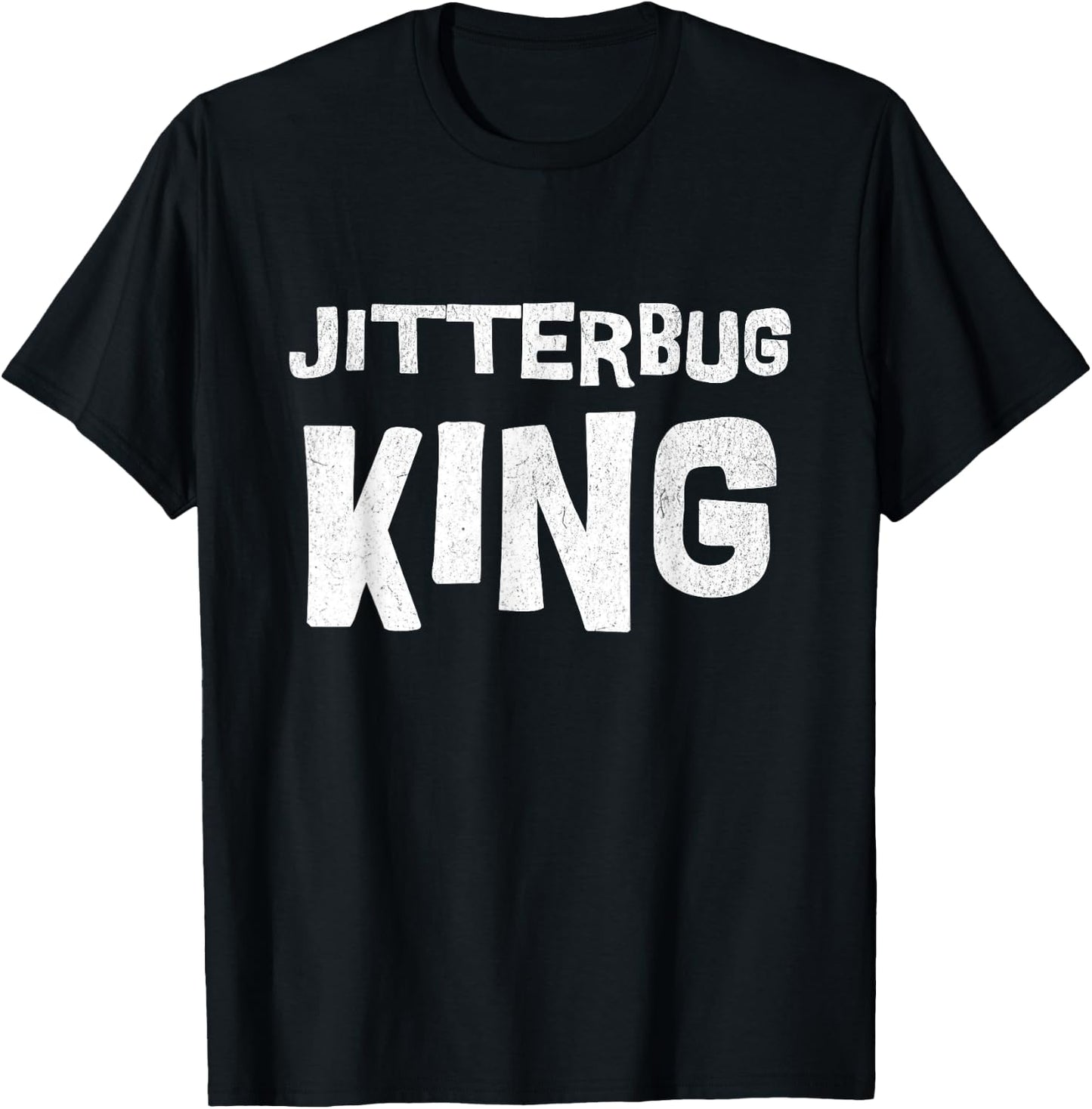 Jitterbug dance king swing dancing Lindy hop dance T-Shirt - T-Shirt | Black