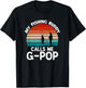 My Fishing Buddy Calls Me G-Pop Retro Vintage Grandpa GPop T-Shirt - T-Shirt | Black