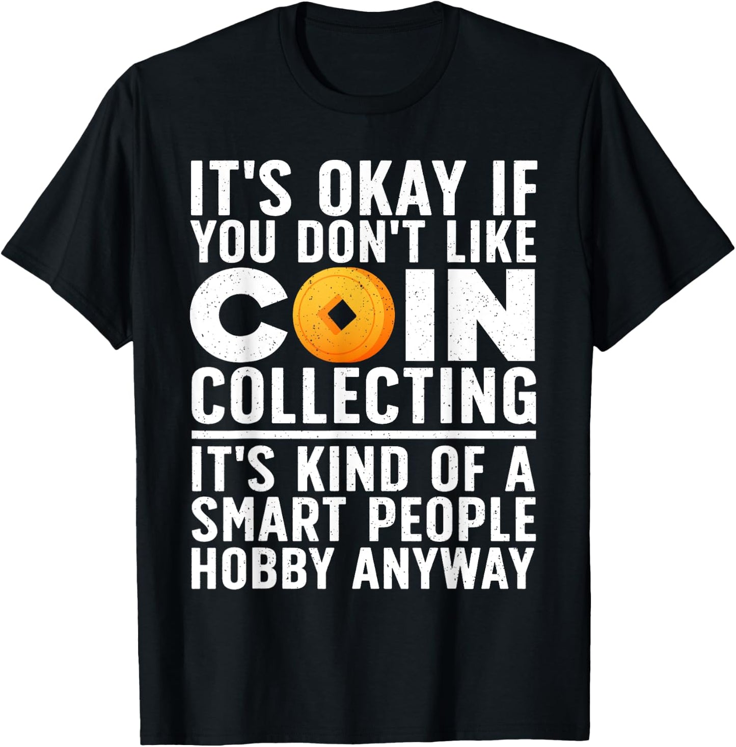Coin Collecting Art Women Coin Collectors Numismatic T-Shirt - T-Shirt | Black
