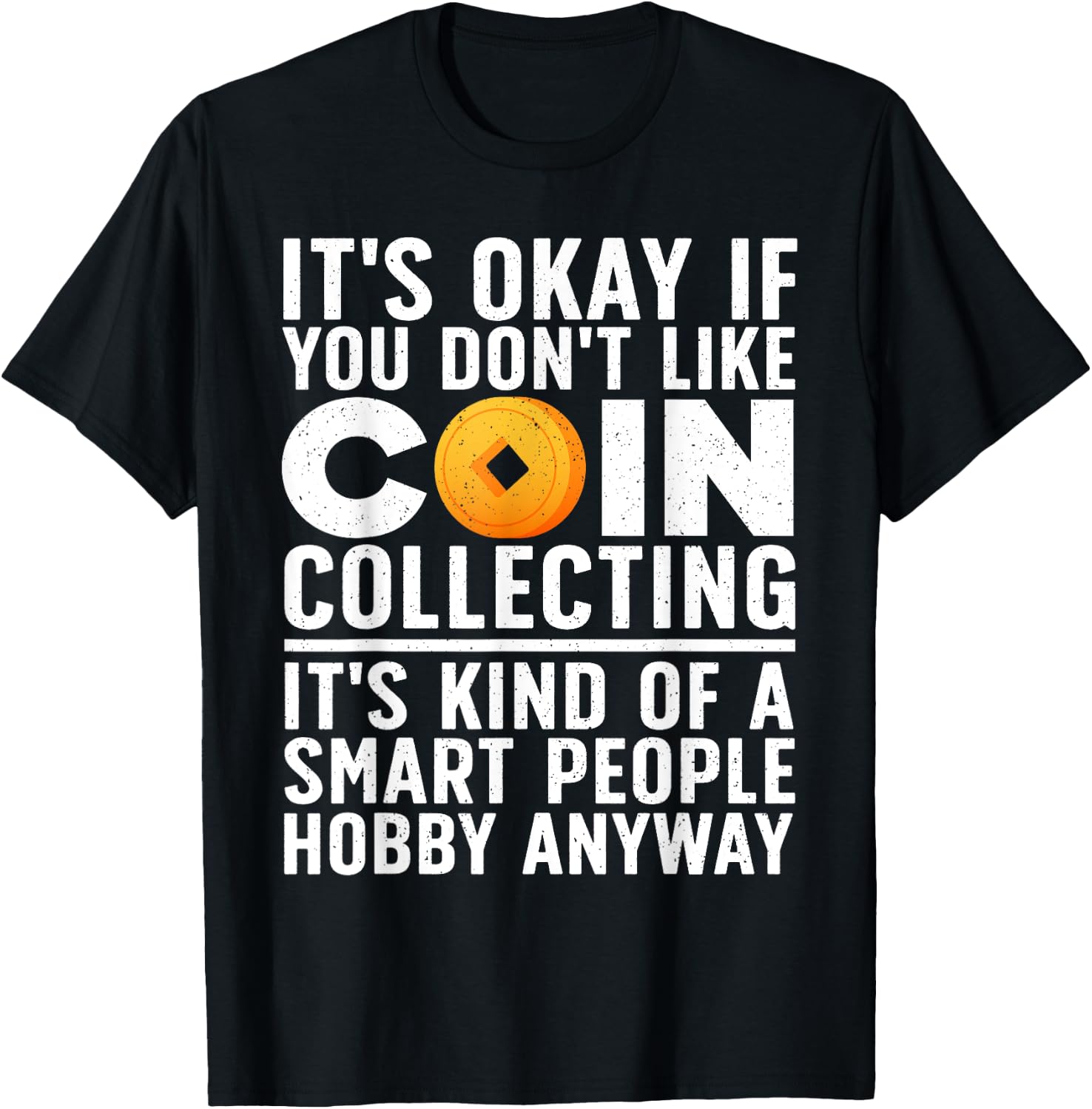 Coin Collecting Art Women Coin Collectors Numismatic T-Shirt - T-Shirt | Black