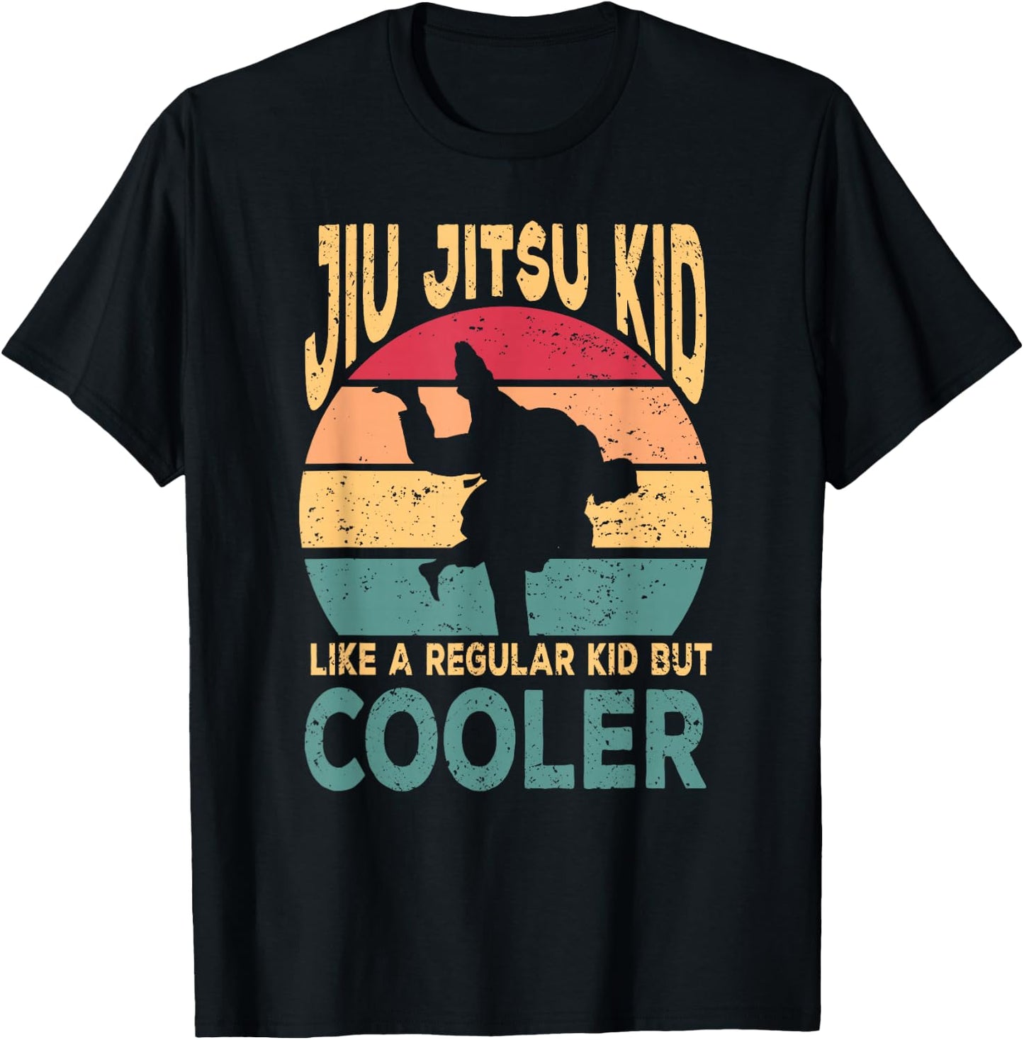 Funny Jiu Jitsu Kid Martial Art BJJ T-Shirt - T-Shirt | Black
