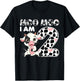 Cow Moo Moo I'm Two - 2 Years Old Cow Lover 2nd Birthday T-Shirt - T-Shirt | Black