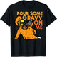 Thanksgiving Pour Some Gravy On Me Turkey Day Men Women Kids T-Shirt - T-Shirt | Black