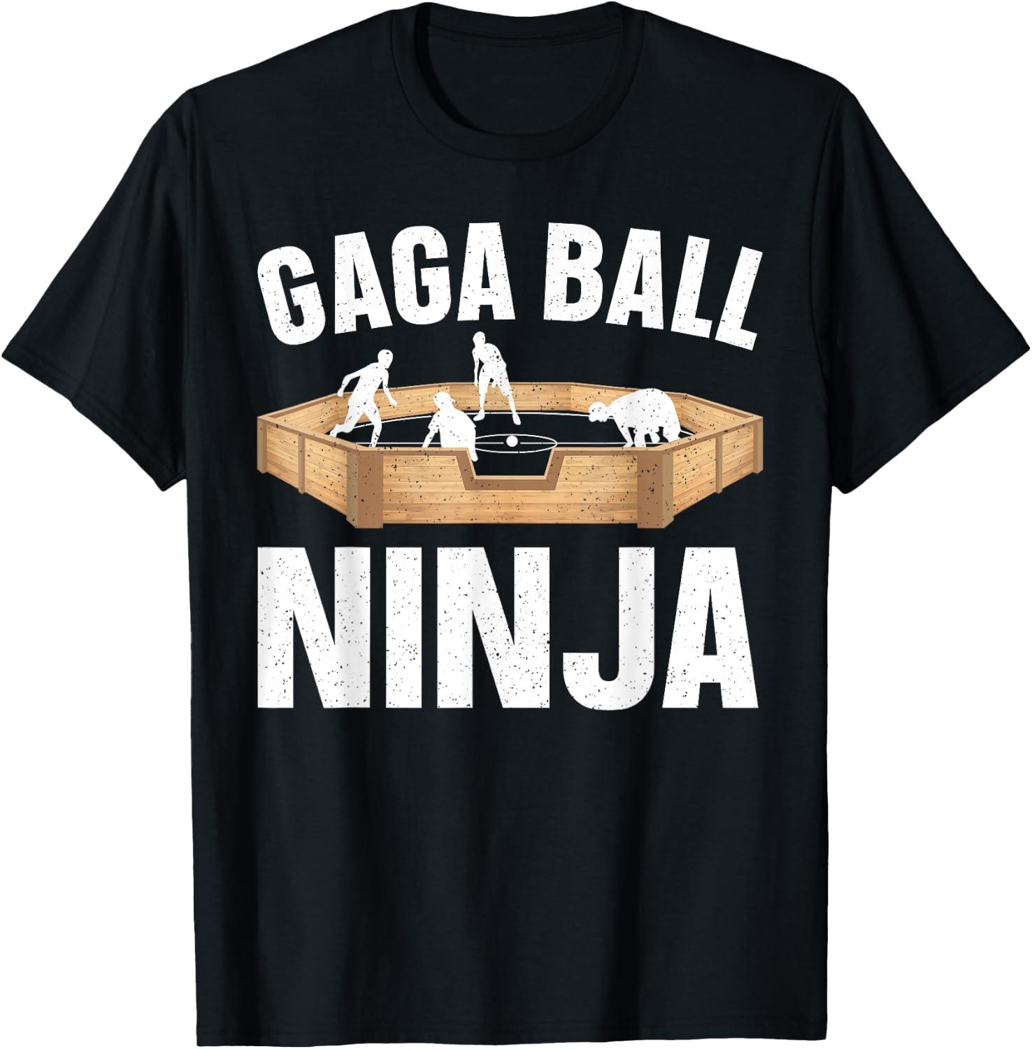 Cool Gaga Ball Design Women Kids Dodgeball Gaga Ball T-Shirt - T-Shirt | Black