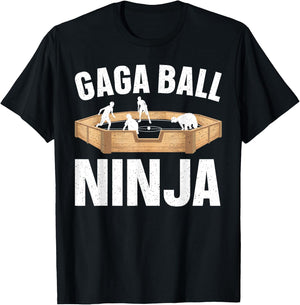 Cool Gaga Ball Design Women Kids Dodgeball Gaga Ball T-Shirt - T-Shirt | Black