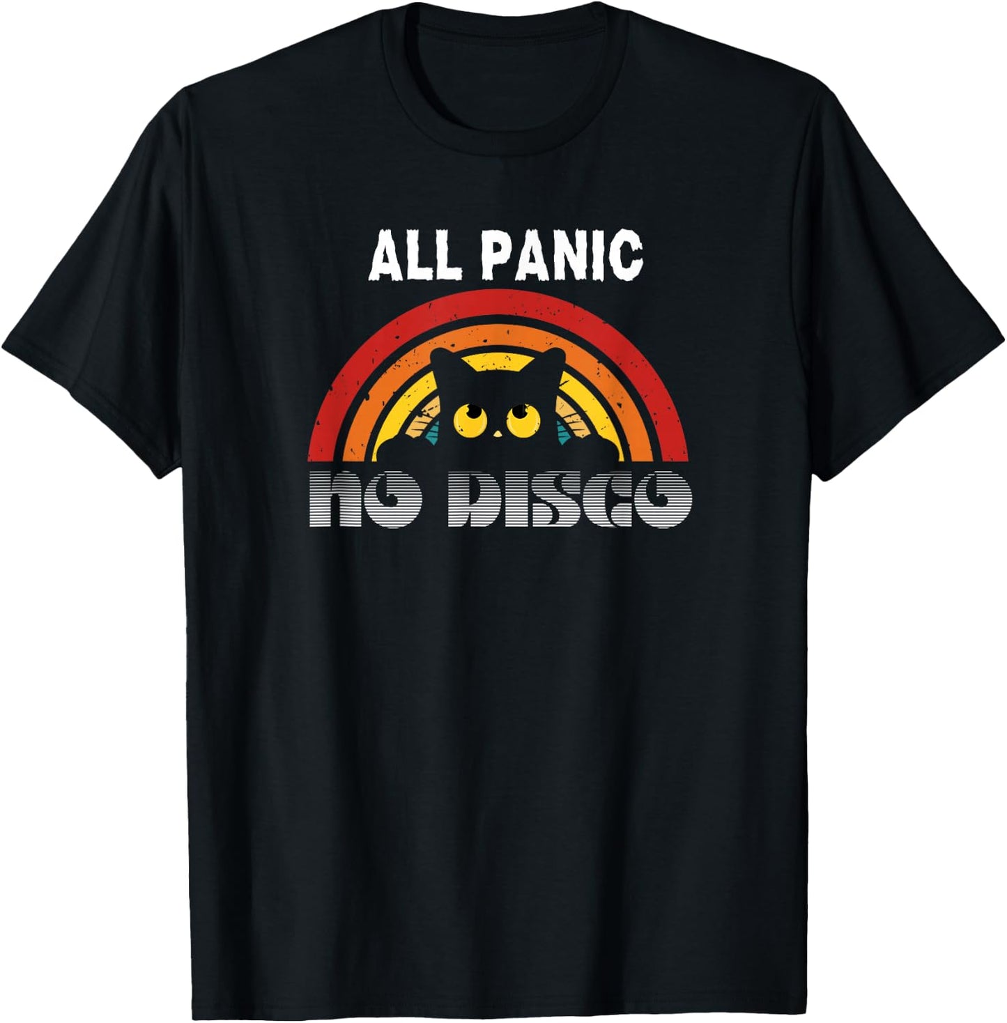 All Panic No Disco T-Shirt - T-Shirt | Black