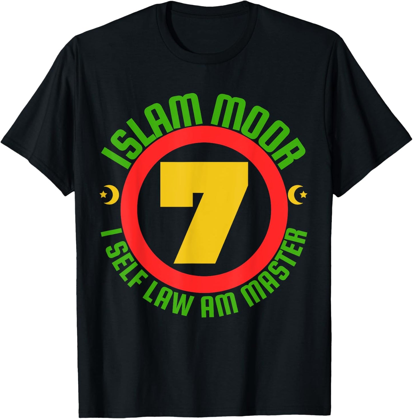 Moorish American Islam Moor T-Shirt - T-Shirt | Black