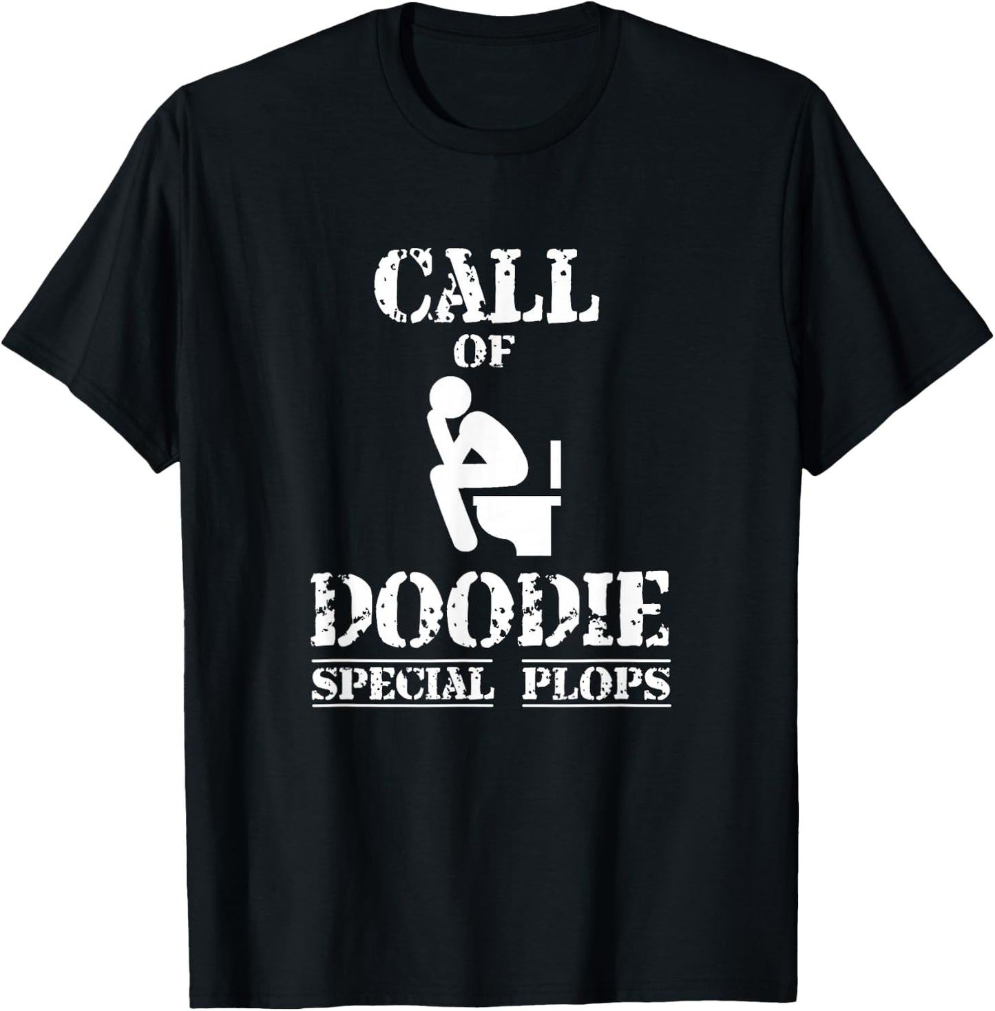 Call Of Doodie Special Plops War Duty T-Shirt - T-Shirt | Black