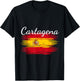 Cartagena Spain Flag Espana Espanol Matching Spanish T-Shirt - T-Shirt | Black