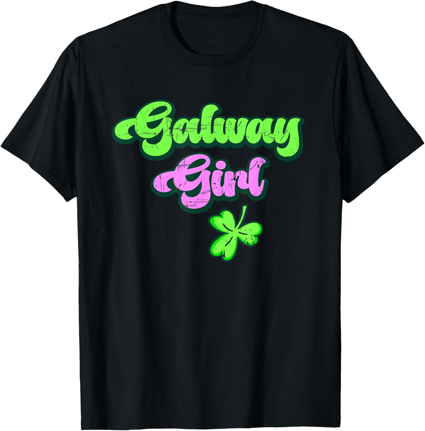 Galway Girl Drinking St Patricks Drink Paddys Day Team T-Shirt - T-Shirt | Black